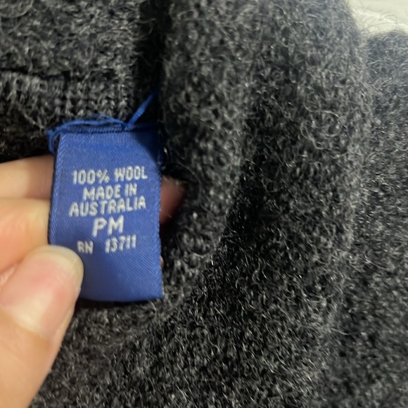 Wool gray jacket/cardigan size MP - Picture 4 of 6